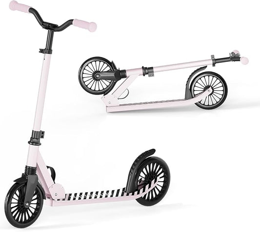 Scooter for Kids 8-12, Kick Scooter for Kids,Teen& Adults, Folding Scooters Holds Up to 220lbs | Adjustable Height | Lightweight |Rear Brake