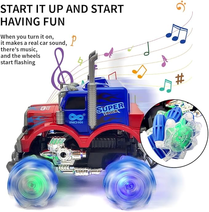 1:18 rc cars Truck Toys Remote Control Cars Monster Truck cars for kids Car Gifts Presents for Boys/Girls toys 4-8 years old remote control truck, AS-10336