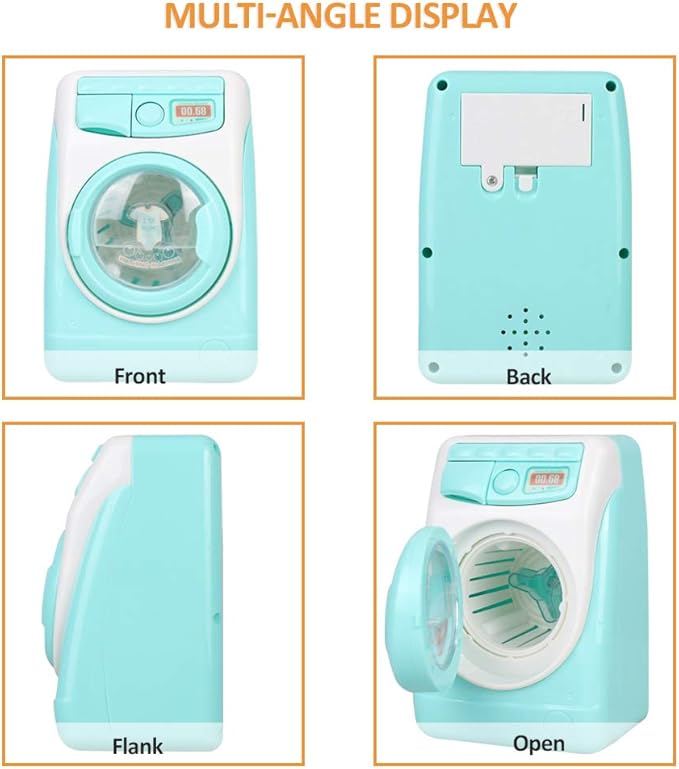 Coherny Mini Simulation Dollhouse Furniture Kitchen Toys Kids Children Play House Toy Washing Machine