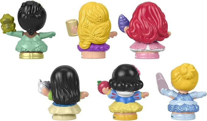 Fisher-Price Disney Princess Gift Set by Little People, 6 Character Figures for Toddlers and Preschool Kids Ages 18 Months to 5 Years (Amazon Exclusive)