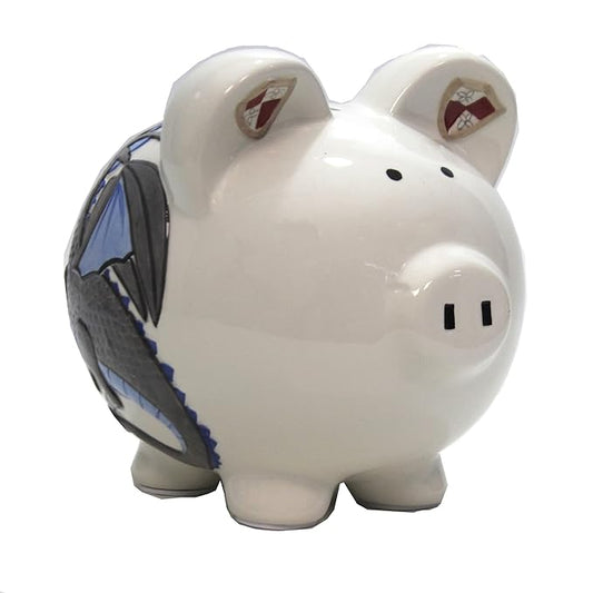 Child to Cherish Ceramic Piggy Bank for Boys (Mythical Dragon)