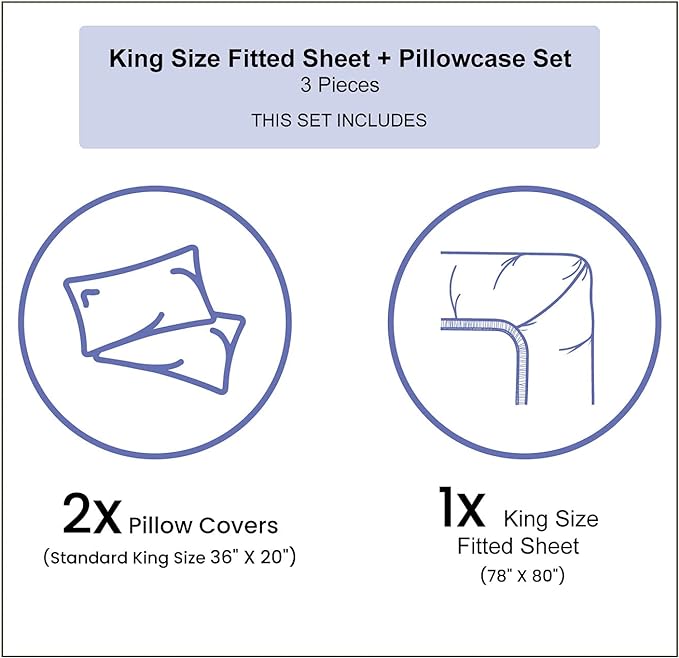 Ambesonne Ombre Fitted Sheet & Pillow Sham Set, Dreamy Pale Pink Waterfall Cotton Candy Inspired Modern Digital Print Girls Artwork, Decorative Printed 3 Piece Bedding Decor Set, King, Pale Pink