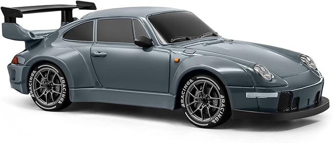 ACAMMZAR RC Drift Car, 1:24 Remote Control Car for Kids, 20KM/H 4WD High Speed RC Cars with LED Lights, Two Batteries, Extra Drifting Tires, Vehicle for Adults Boys Girls