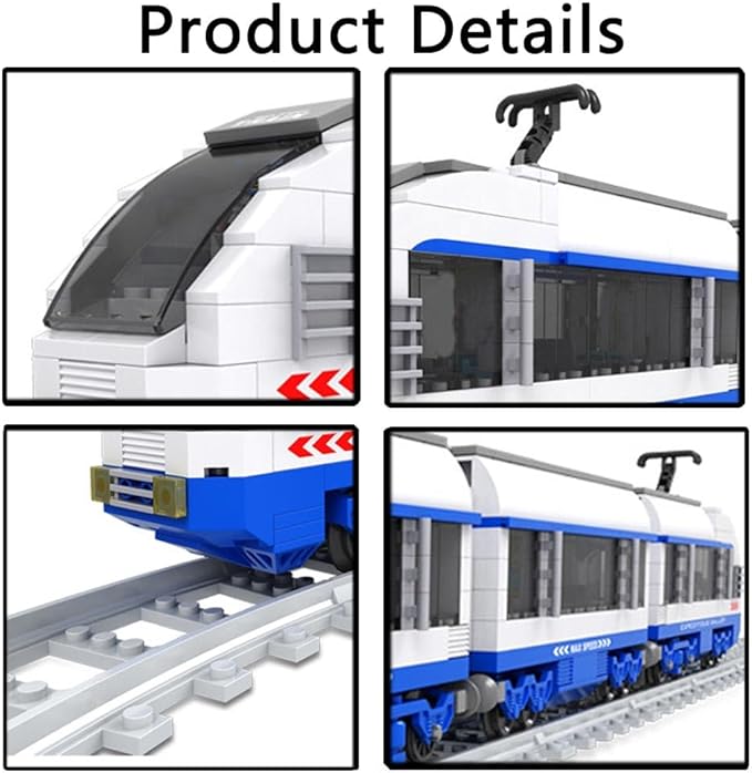 Retro Transportation Train Station Building Blocks Toy City Train Set Steam Cargo Railway Station Model Building Blocks Brick Tracks Rail Kits Carriage Kid Toy 681PCS