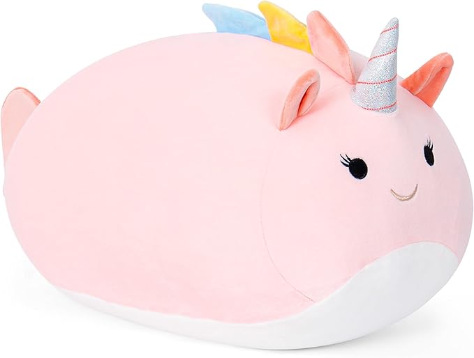 Wepop Unicorn Stuffed Animal Plush Toys, 20 in Cute Unicorn Plush Throw Pillows Soft & Cuddly Plushies Dolls Gifts for Girls Boys