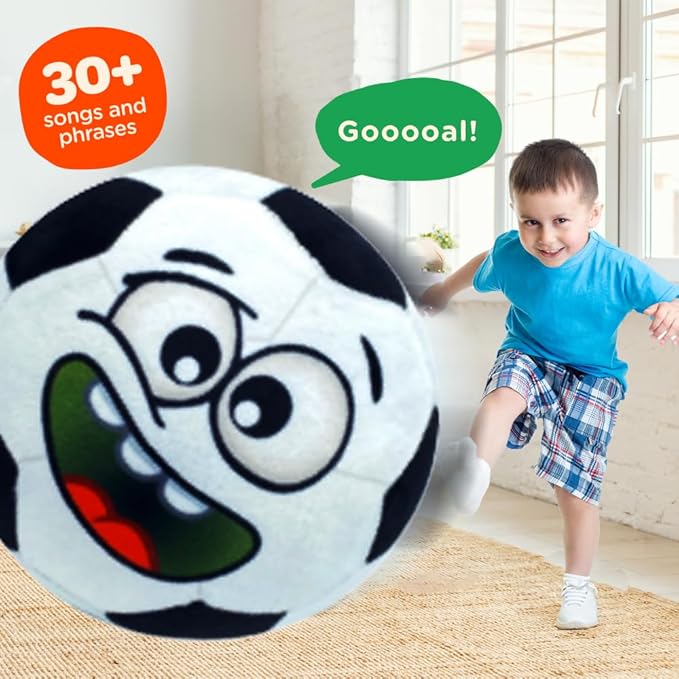 Move2Play, Hilariously Interactive Toy with Music & Sound Effects | Birthday Gift for Boy & Girl | Ball for Toddler & Baby | Indoor/Outdoor | 1, 2, 3+ Year Old