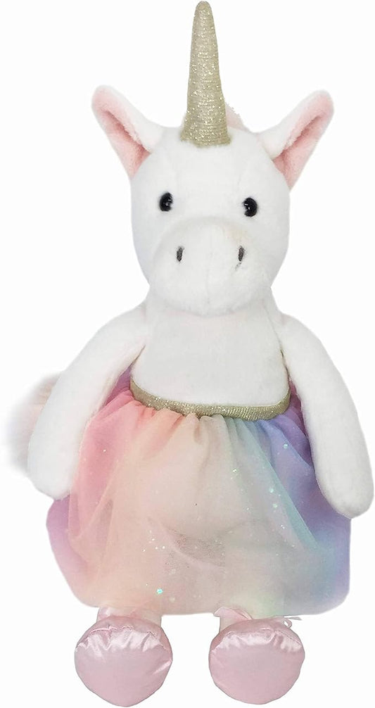 MON AMI Zoey The Unicorn Stuffed Animal - 17", Soft & Cuddly Stuffed Plush Animal Doll, Unicorn Gifts for Girls/Kids, Use as Toy or Nursery Room Decor