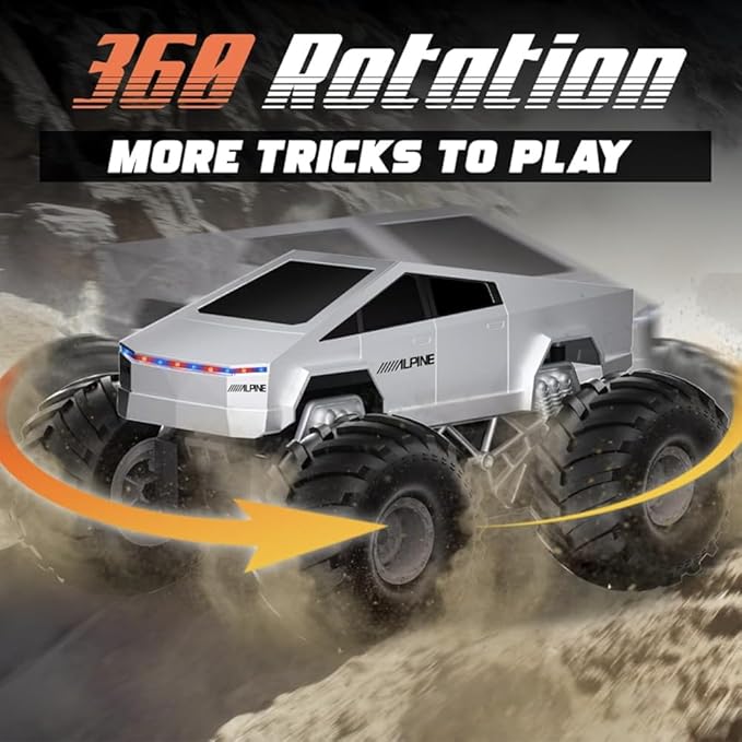 Remote Control Car, 1:16 RC Car, 30+ KPH High-Speed 4WD RC Truck, 2.4 GHz Remote Control Car, All-Terrain Electric Vehicle, Toy for Kids, CTRC003