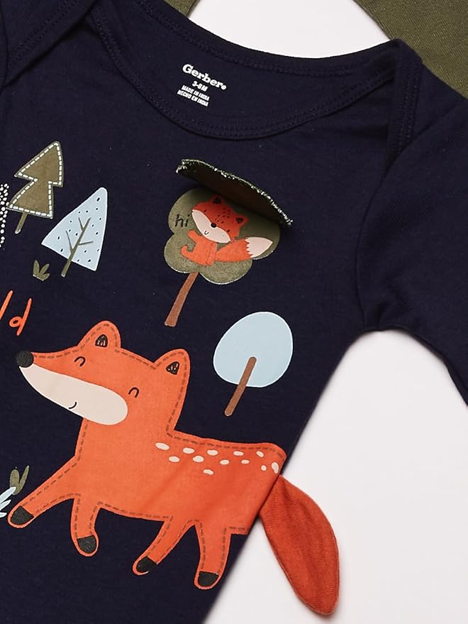 Gerber baby-boys 5-pack Short Sleeve Variety Onesies Bodysuits