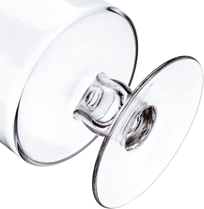 Glass Apothecary Jars, Clear Candy Bowl Dishes Holder Elegant Storage Buffet Display, Decorative Wedding Candy Organizer Canisters (Height: 15.5" Body: 5")