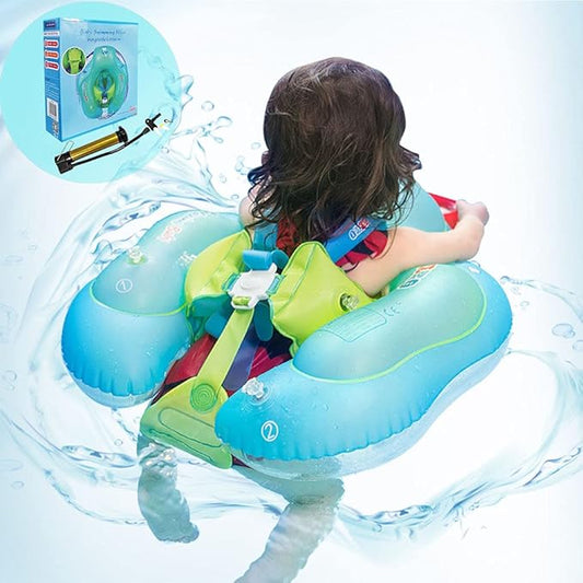 Swimming Ring with Adjustable Seat Pocket,Baby Swimming Pool Floats,Removable Floating Ball,New Upgrade Baby Swim Ring for Ages 6-36 Months Infant Toddler