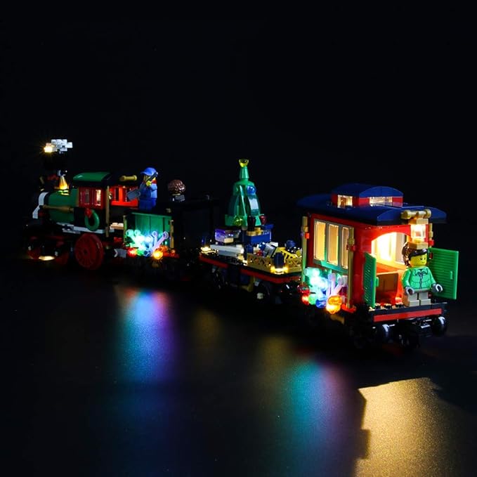 Lightailing Light Set for (Creator Expert Winter Holiday Train) Building Blocks Model - Led Light kit Compatible with Lego 10254(NOT Included The Model)