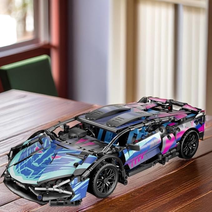 Sport Car Building Block Sets for Adults,Technical Race Car Collectible 1:14 Model Scale Engineering Toy Racing Cars Birthday for Men Boys Teens Age 8+ 8-12 12 13 14 14+