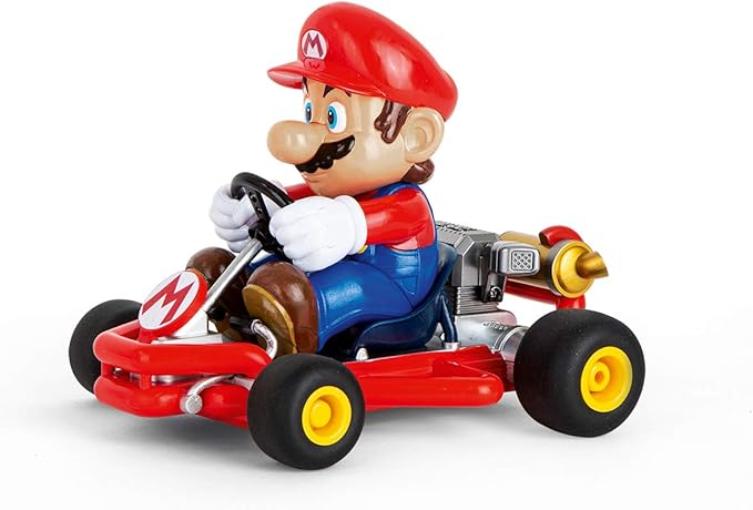 Carrera 200989 RC Official Licensed Kart Pipe Kart Mario 1:18 Scale 2.4 Ghz Remote Radio Control Car with Rechargeable LiFePO4 Battery - Kids Toys Boys/Girls