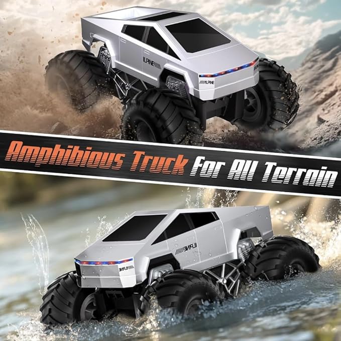 Remote Control Car, 1:16 RC Car, 30+ KPH High-Speed 4WD RC Truck, 2.4 GHz Remote Control Car, All-Terrain Electric Vehicle, Toy for Kids, CTRC003