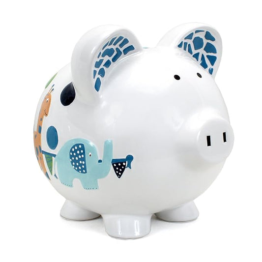 Child to Cherish Ceramic Piggy Bank for Boys, Circus