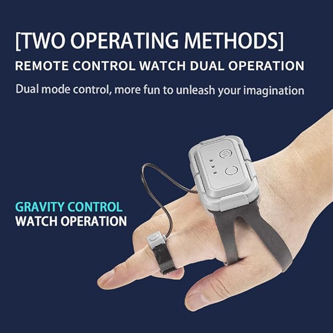 Remote Control Car, Gesture Sensing RC Sunt Car, 2.4GHz RC Drift Car for Kids with Spray Light and Sound, 360?Rotating Side Drifting RC Cars Birthday Gifts for Boys Girls, 2 Batteries (Blue)