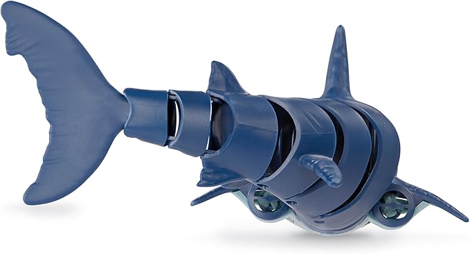 Terra by Battat – Remote Control Shark – Bath & Pool Shark Toy – Water Toys – Electronic Great White – 6 Years + – Great White
