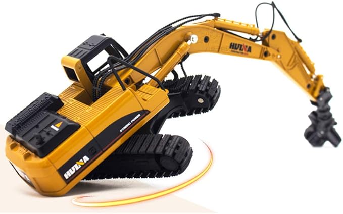 Ailejia 1/50 Scale Diecast Articulated Dump Truck Alloy Models Timber Grab Vehicle Construction Vehicle Model Engineering Car Toy boy Gift (Wood Picker)