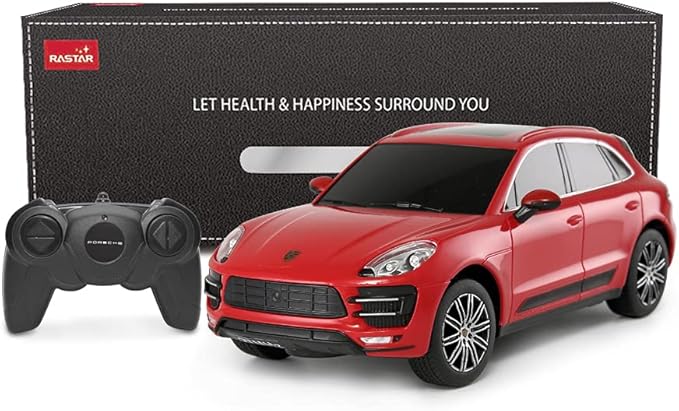 RASTAR 1:24 Porsche Macan Turbo RC Toy Car, Remote Control Car, Gifts for Kids