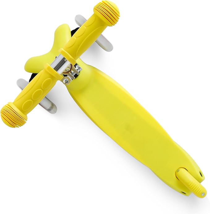 Kids 3-Wheel LED Kick Scooter - Adjustable Height, Lean-to-Steer for Boys & Girls Ages 3-8