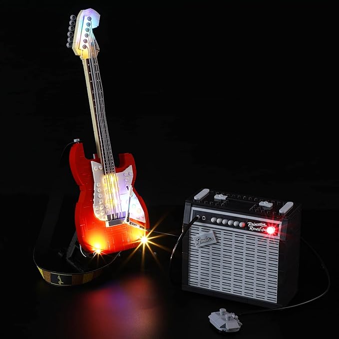 LIGHTAILING Led Light for Lego 21329 Ideas Fender Stratocaster Building Blocks Model - NOT Included The Model Set