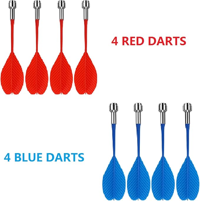 Magnetic Dart Board Game - Darts and Kids Dart Board Set,16 Inch Dart Board with 8 Strong Magnet Darts of 2 Colors,Best Kids Toy Gift Indoor Outdoor Games for Family and Friends