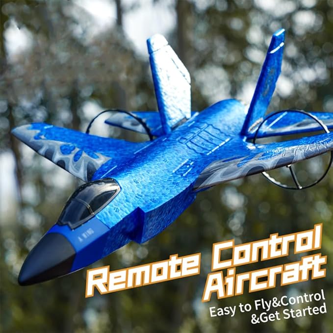 RC Plane, F-35 Jet Plane Remote Control Glider Airplanes,2 Channel 2.4GHZ Remote Control Plane Aircraft,RC Airplane Easy to Fly for Adults Beginners