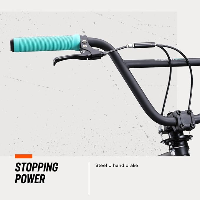 Mongoose Legion Kids Freestyle Sidewalk BMX Bike, Beginner Riders, Boys and Girls, 16-20-inch Wheels, Hi-Ten Steel Frame, Micro Drive BMX Gearing