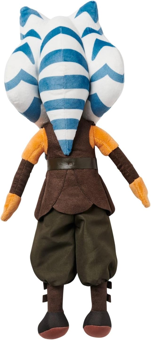 Disney Store Official Princess Plush Doll, Ahsoka from Star Wars: Ahsoka, Medium 14 Inches, Soft Plushy with Embroidered Features, Princess Toys for Girls, Disney Dolls, Stuffed Animals for Girls