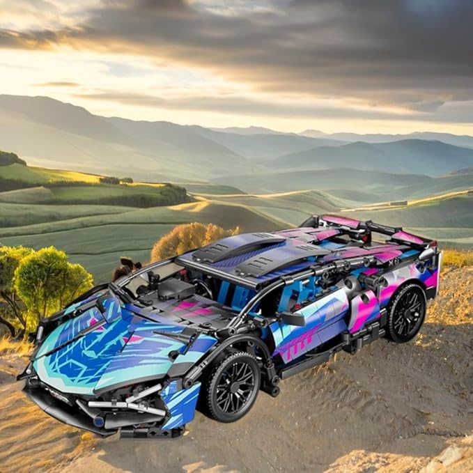 Sport Car Building Block Sets for Adults,Technical Race Car Collectible 1:14 Model Scale Engineering Toy Racing Cars Birthday for Men Boys Teens Age 8+ 8-12 12 13 14 14+