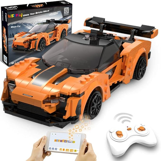 WISEPLAY STEM Remote Control Car Building Kit - STEAM Projects for Kids Ages 6-8 - Compatible with Legos for 7-9 Year Boys & Girls - STEM Building Toy for 7 Year Old Boys & Girls