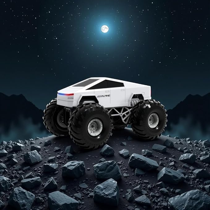 Remote Control Waterproof Cybertruck Toy Car, 4WD Off-Road Pick-up Truck RC Cars for All Terrain, 1:16 Scale Hobby Monster Truck Toys Kids Gifts for Boys/Girls Age 6 7 8 9 10-12+