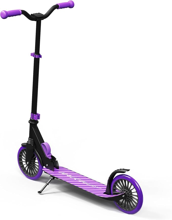 Scooter for Kids 8-12, Kick Scooter for Kids,Teen& Adults, Folding Scooters Holds Up to 220lbs | Adjustable Height | Lightweight |Rear Brake