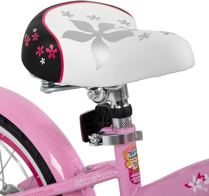 JOYSTAR 12 14 16 Inch Kids Cruiser Bike for Ages 2-7 Years Old Girls & Boys, Children's Bicycle with Training Wheels, Coaster Brake, Fenders & Adjustable Seat