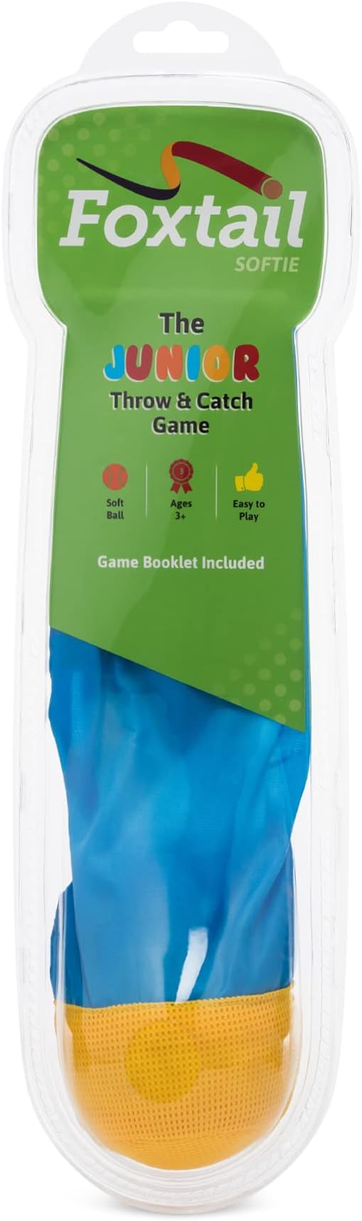 Foxtail Softie - Soft Safe Throw and Catch Ball - Original Toddler-Safe Toy by Cassidy Labs (Ages 3+)