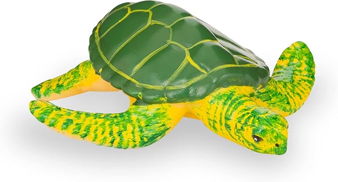 Learning Minds Jumbo Sea Animals - Set of 7 Educational Ocean Fish Toys for Kids - Shark, Whale, Dolphin, Octopus Animal Figures - Toy Fish & Sea Creatures for Toddlers - Age 18 Months +