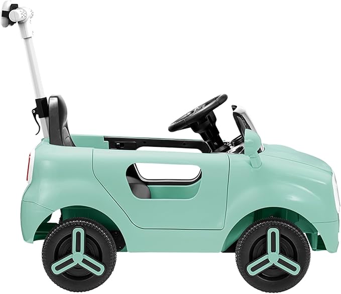 Jetson Mako Kids Electric Motor Assist Push Car, 3 Modes: Push, Drive or Remote Control, Top Speed of 3 mph, Seatbelt, Headlights, Recommended Ages: 2-4 Years, JMAKO-MGR