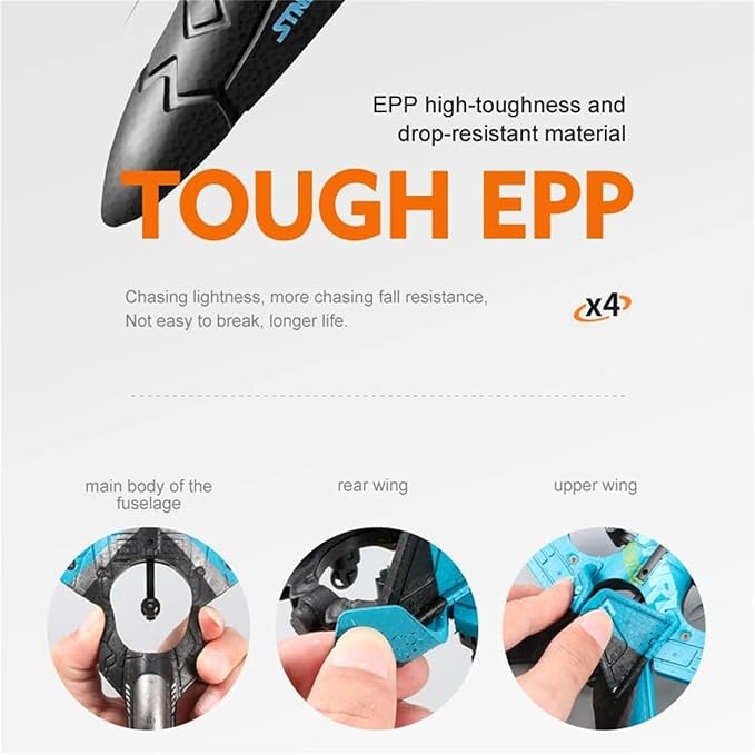 2025 V17 Jet Fighter Stunt RC Airplane -【New Version】RC Plane, 2.4GHz Remote Control Airplane, 360° Stunt Spin Remote & Light RC Airplane, Drop-Resistant Fighter Glider Airplane Hobby Toy (Blue)