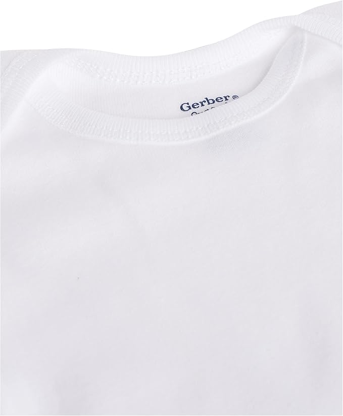 Gerber Baby Girls' 5-Pack Short Sleeve Variety Onesies Bodysuits