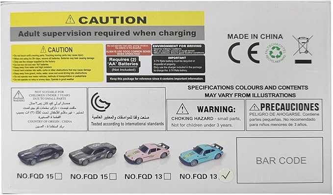 Remote Control Car RC Drift Car 2.4GHz 1:20 Scale 4WD 20KM/H High Speed Remote Control Cars Vehicle with LED Lights Drifting Tire 2Pcs Rechargeable Batteries Toy Cars for Adults Boys Girls (Silver)