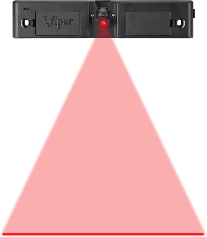 Viper Metropolitan Solid Wood Cabinet & Sisal/Bristle Dartboard Play-Ready Bundle: Elite Set (Razorback Dartboard, Darts and Laser Throw Line), Mahogany Finish