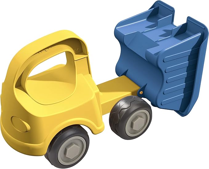 HABA Dump Truck Beach Toys for Toddlers 1-3, Construction Toys, Excavator Toys for Boys 3-5 Year Old & Beach Essentials for Kids 18 Mo+