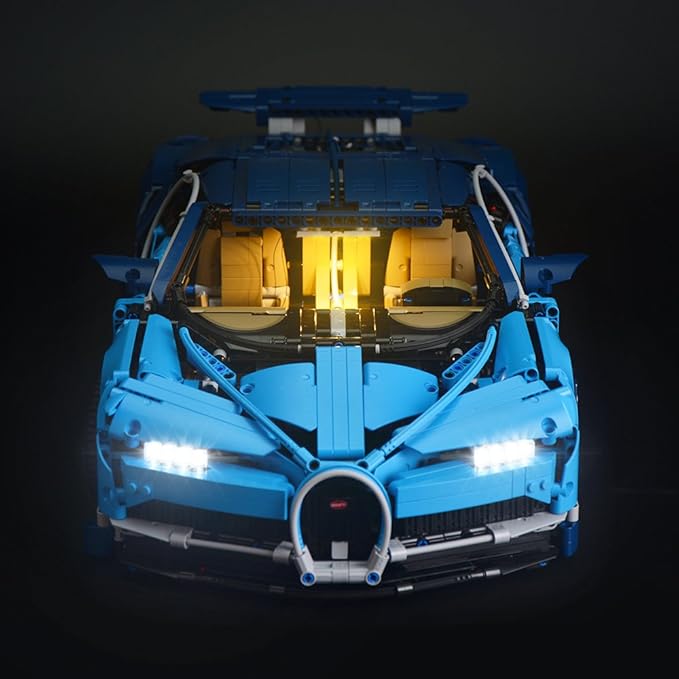 LIGHTAILING Light Set for (Bugatti Chiron) Building Blocks Model - Led Light kit Compatible with Lego 42083(NOT Included The Model)