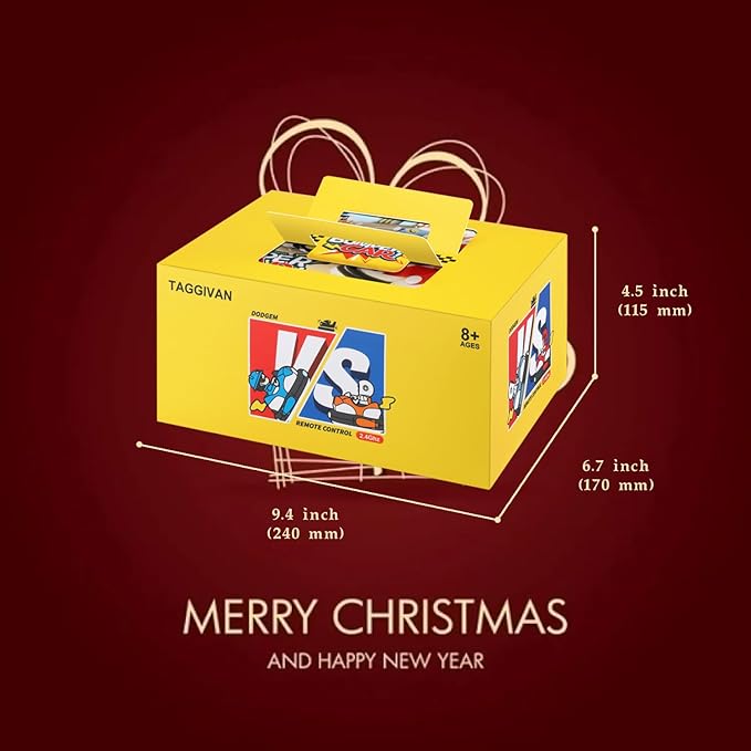 2Pcs Remote Control Cars Toys, Rechargeable RC Speed Bumper Cars, Mini Remote Controlled Ejector Vehicles for Kids Ages 3-8 with Parental Guidance, Birthday Toy Gifts for Toddler Child Teen