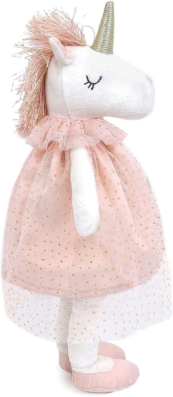 MON AMI Unicorn Stuffed Doll – 12” White, Soft & Cuddly Stuffed Plush Animal, Unicorn for Girls, Kids, Use as Toy or Room Decor