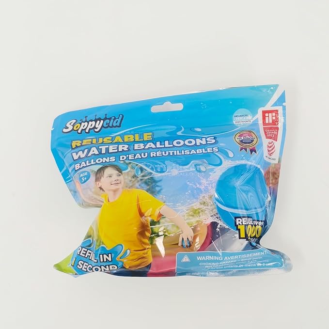 Reusable Water Balloons with Mesh Bag, Latex-Free Silicone Quick Self-Sealing Water Splash Bomb for Kids Adults Water Game, Bath Toy, Pool Toy, Summer Party Supplies (8PCS)