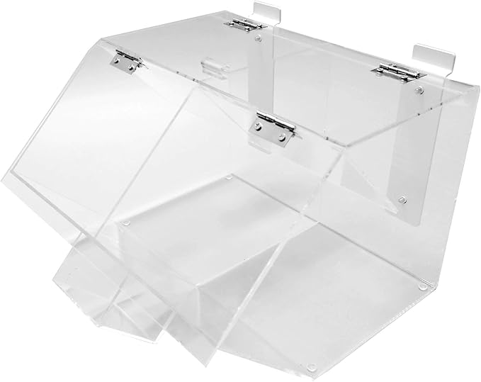 FixtureDisplays® Plaxiglass Candy Bin Acrylic Candy Dispenser Clear Transparent Treats Display 100868