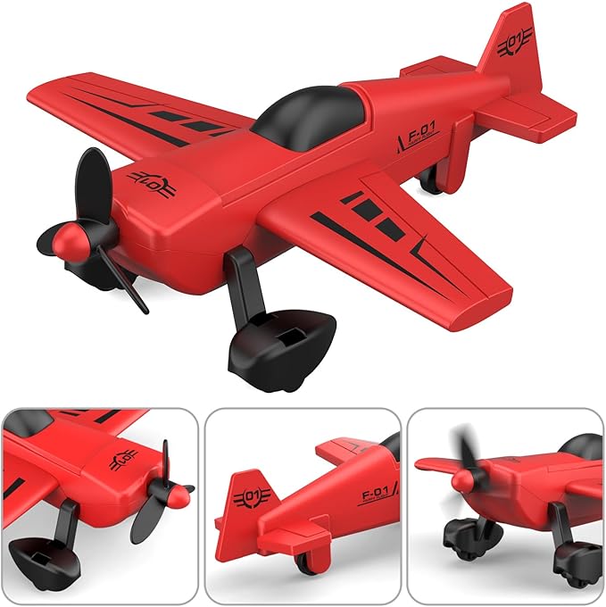 Large 22" Semi Police Truck Toy with Propeller Aircraft Car Toys for Kids Toddlers, Christmas Birthday Gift for Boy Girl Child 3 4 5 6 7 Years Old