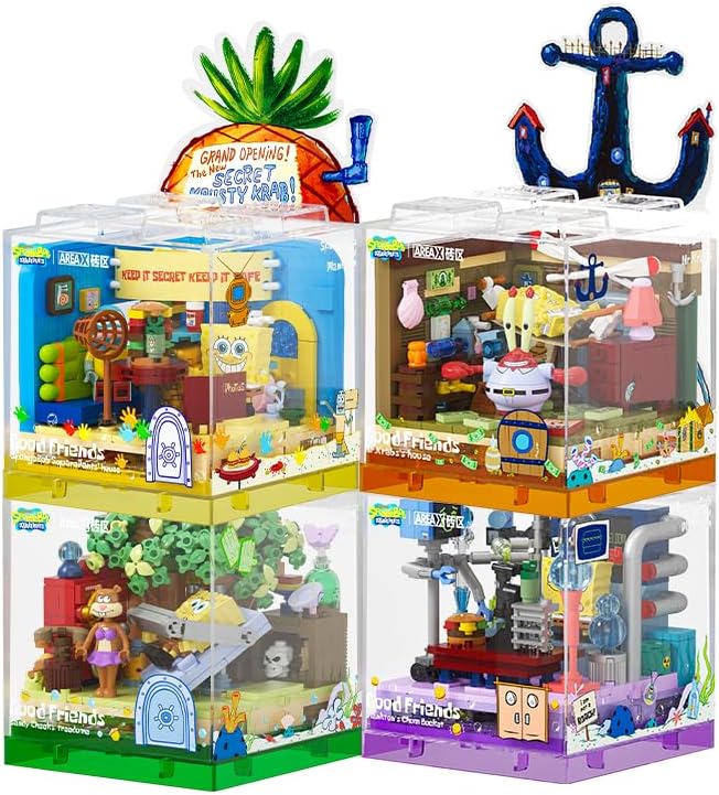 Exquisite Toy Building Block Box Set Series 2 Tree House Building Blocks Birthday Gifts for Boys and Girl with Themed Characters for 14+ Teenagers & Adults